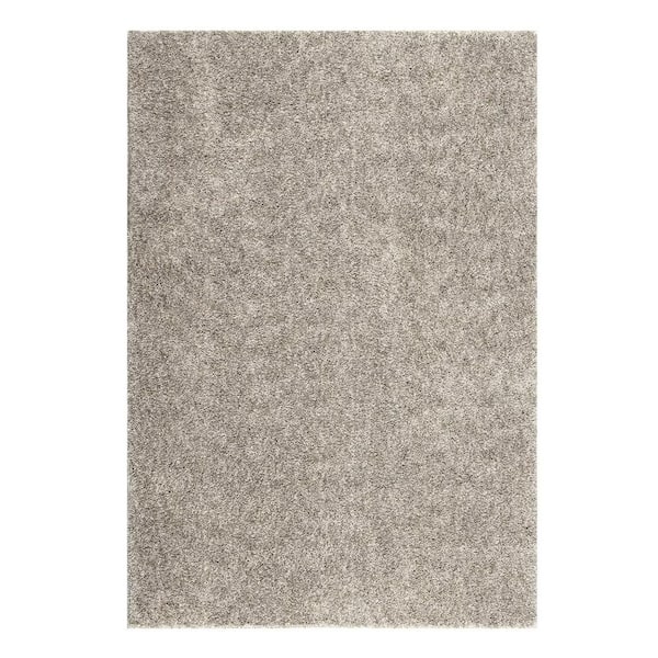 Garvee Natural 9 ft. x 12 ft. Shag Solid Area Rug