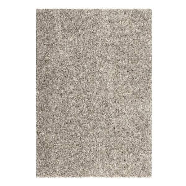 Garvee Natural 5 ft. x 8 ft. Shag Solid Rug
