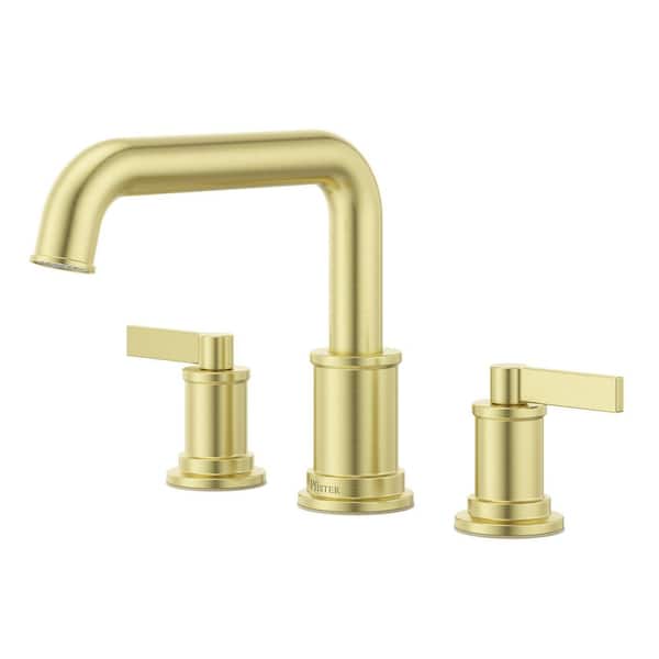 Havenridge 2-Handle Deck Mount Roman Tub Faucet in Brushed Gold