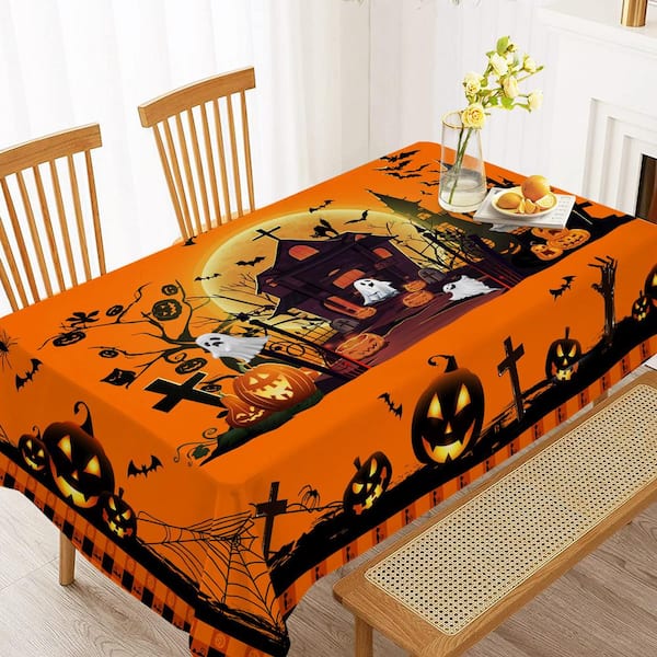 Halloween table skirt best sale