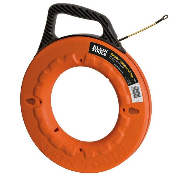 Klein Tools 50 ft. Fiberglass Fish Tape with Spiral Leader
