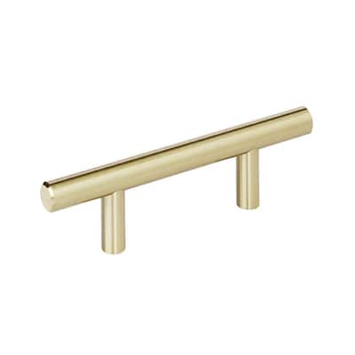 Bar Pulls 2-1/2 in. (64 mm) Golden Champagne Cabinet Drawer Pull (10-Pack)