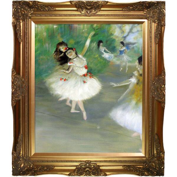 LA PASTICHE "Dancers, 1878" by Edgar Degas Framed Oil Painting
