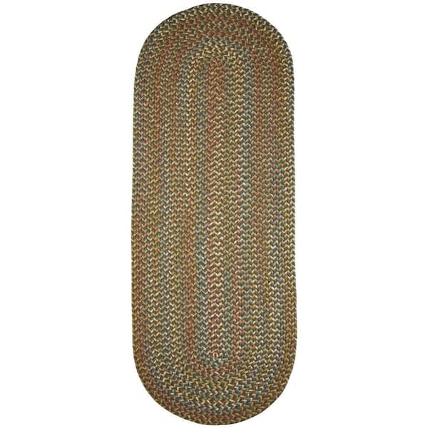 Revere Dk. Taupe 2 ft. x 6 ft. Indoor/Outdoor Braided Runner Rug