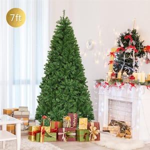 7 ft. Pre-Lit Artificial Christmas Tree with 500 LED Lights