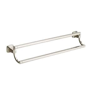 Townsend 24 in. Double Towel Bar in Polished Nickel