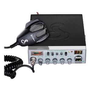 29 NW LTD Classic 40-Channel AM/FM CB Radio with NightWatch and Microphone in Chrome