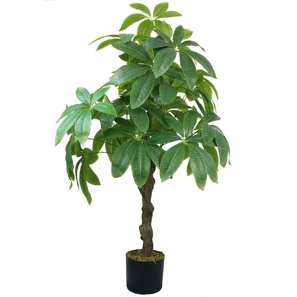 VINTAGE HOME 48 in. Artificial H Indoor/Outdoor Real Touch Pachira Aquatica