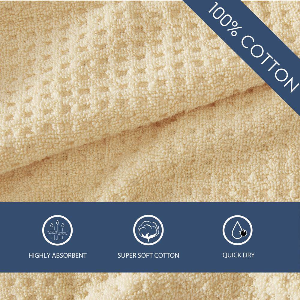 Northern Pacific Yellow Cotton 6-Piece Towel Set