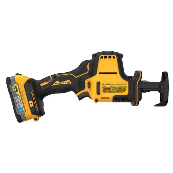 DEWALT Atomic 20 Volt Maximum Cordless Brushless Compact Reciprocating Saw Kit and 5 in. Variable Speed Random Orbit Polisher DCM848BWCS369E1 The Home Depot