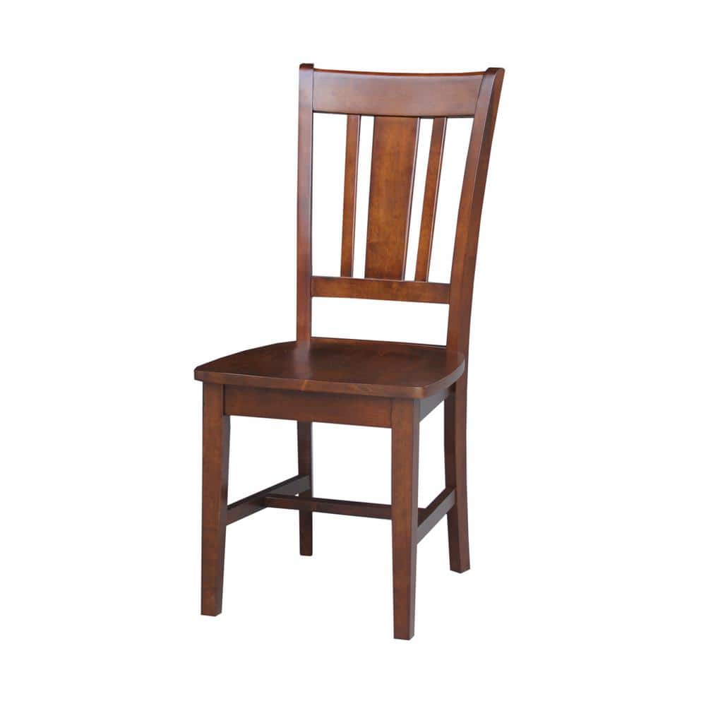 International Concepts San Remo Espresso Dining Chair (Set of 2