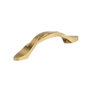 Intertwine 3 in. Center-to-Center Classic Champagne Bronze Arch Cabinet Pull