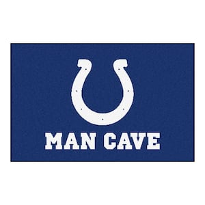 NFL Indianapolis Colts Blue Man Cave 2 ft. x 3 ft. Area Rug
