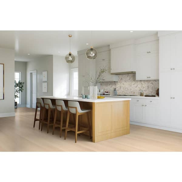 Bisque Pointe 20 MIL x 9 in. W x 48 in. L Waterproof Loose Lay Luxury Vinyl Plank Flooring (23.95 sq.ft/Case)
