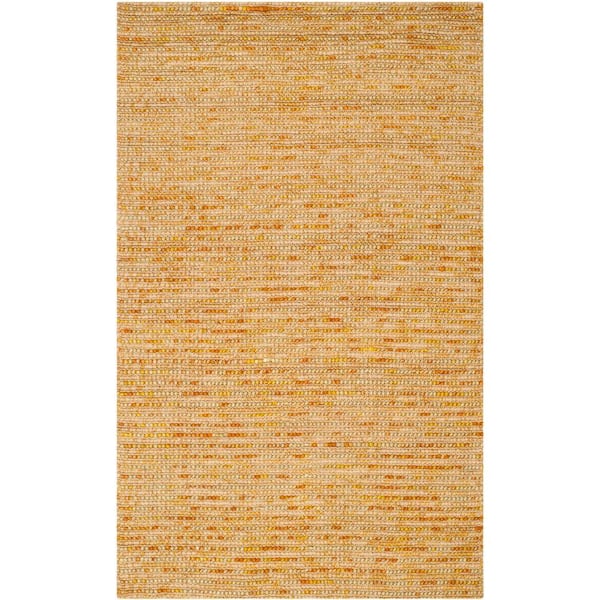 Bohemian Gold/Multi Doormat 3 ft. x 4 ft. Striped Area Rug