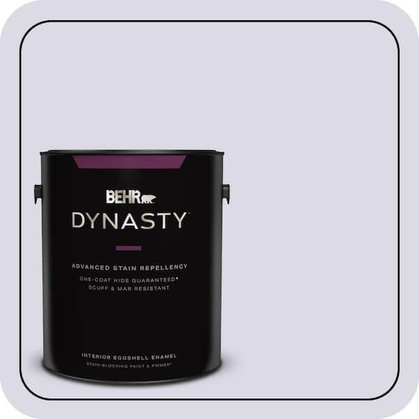 1 gal. #S570-1 Misty Lavender Eggshell Enamel Interior Stain-Blocking Paint & Primer