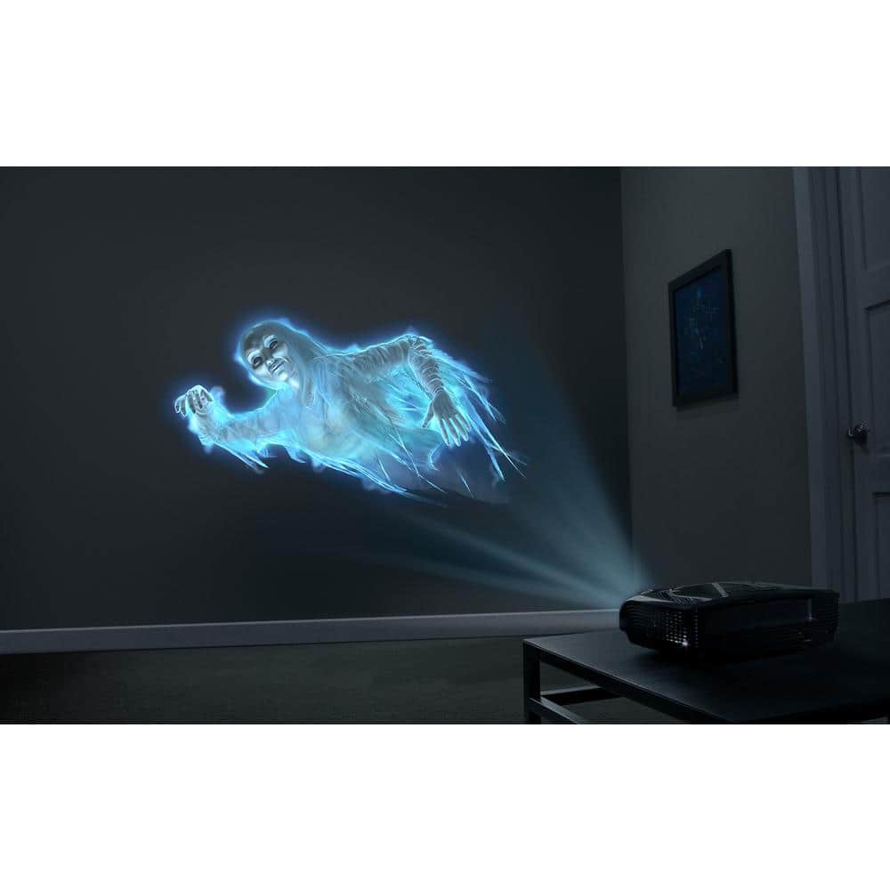 Holographic Gray Halloween Projection Kit with USB and Projector