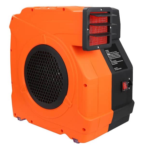 Inflatable Blower 15 in. 1 Speed Blower Fan in Orange with 1.5/1.7 HP 1100-Watt Pump Commercial Air Blower 3100 RPM