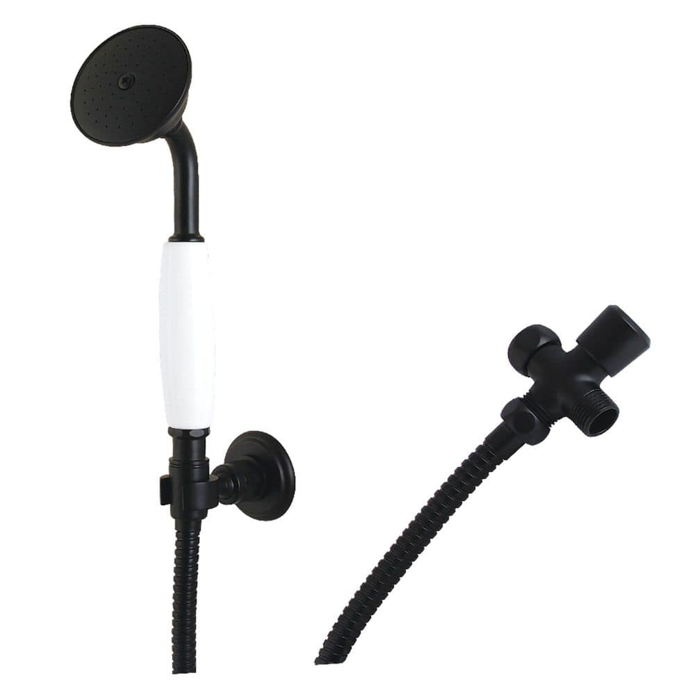 Victorian 1-Spray Wall Mount Handheld Shower Head 1.8 GPM in Matte Black price history on PriceWatchPro