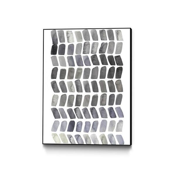 11 In. X 14 In. "Watercolor Chevron I" By Grace Popp Framed Wall Art-Wag151101_1114Cf - The Home Depot