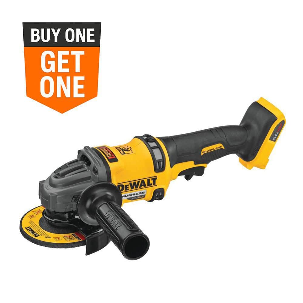 DEWALT FLEXVOLT 60V MAX Cordless Brushless 4.5 in. to 6 in. Small Angle Grinder with Kickback Brake (Tool Only) DCG418B