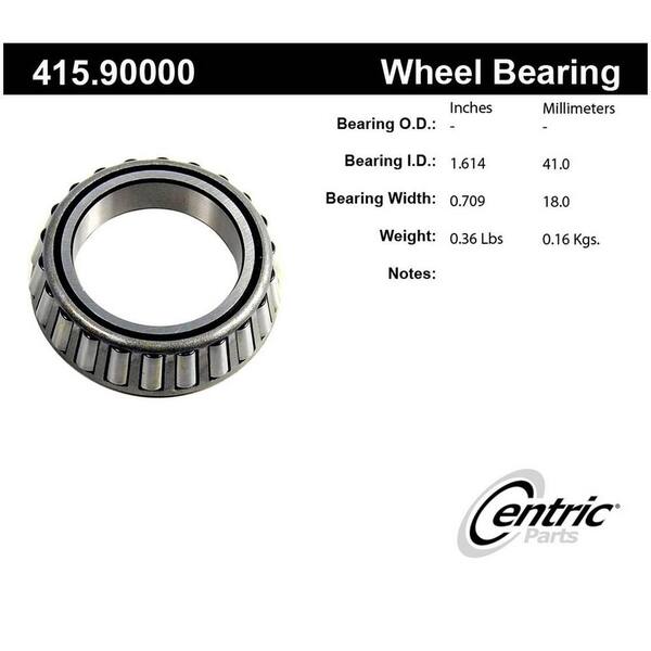 Centric Parts Wheel Bearing