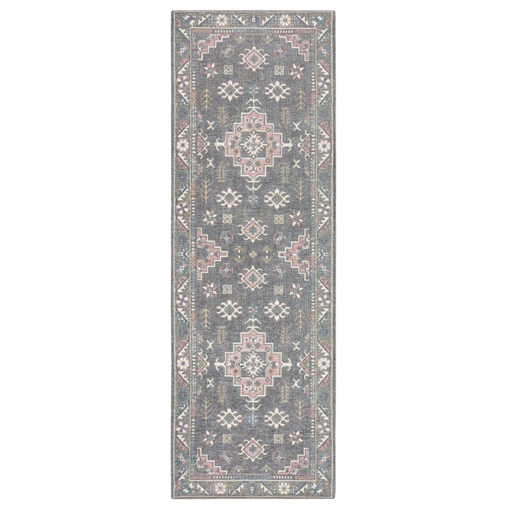 TOWN & COUNTRY LIVING Luxe Livie Forever Vintage Grey Rose Pink 24 in ...