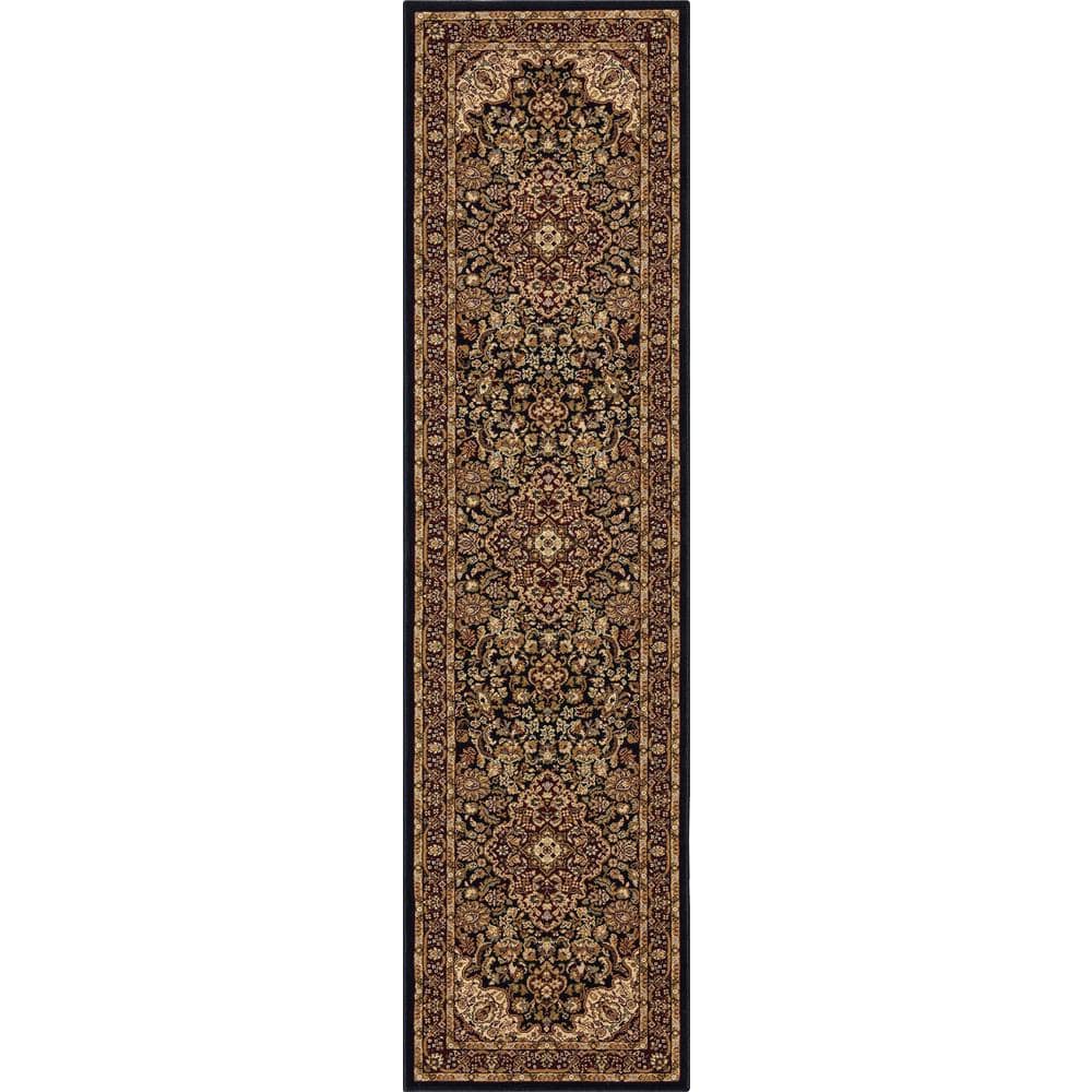 Silk Road Medallion Black 2 ft. x 7 ft. Rectangle Indoor Runner Rug price history on PriceWatchPro