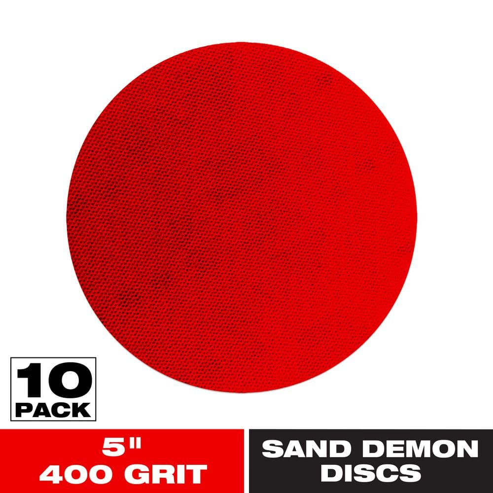 DIABLO 5 in. 400-Grit SandNET Sanding Discs with Connection Pad