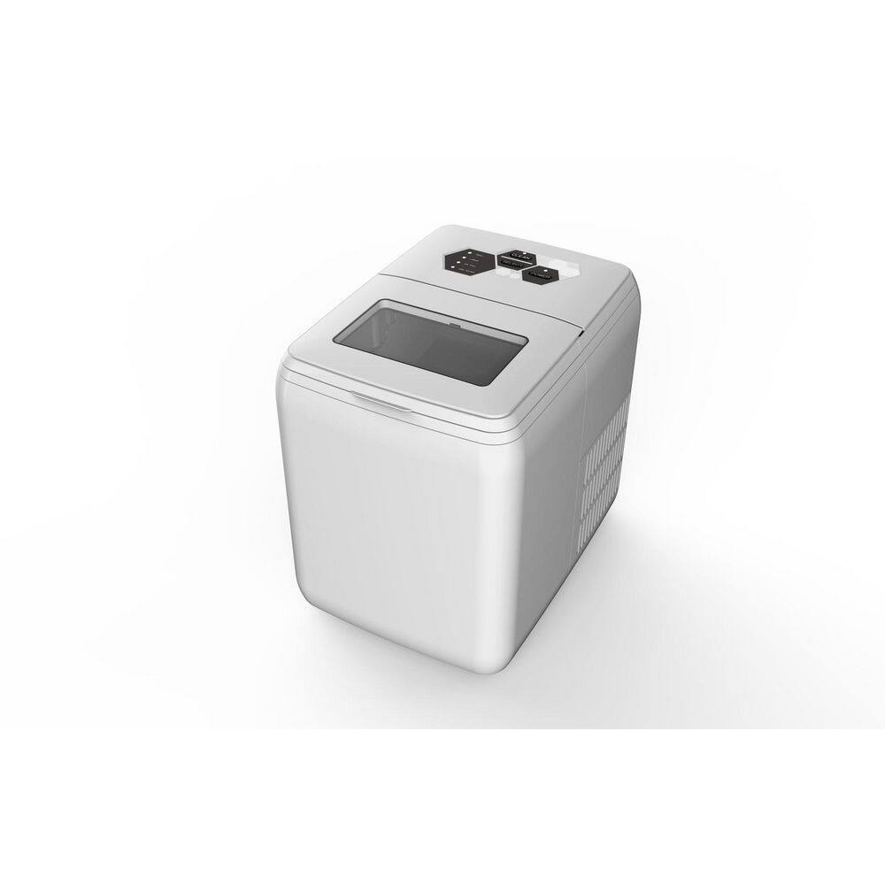 Tatahance 44 lb. Portable Ice Maker in Silver W126449729Z The Home Depot