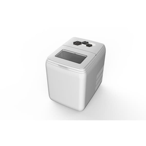 Tatahance 44 lb. Portable Ice Maker in Silver