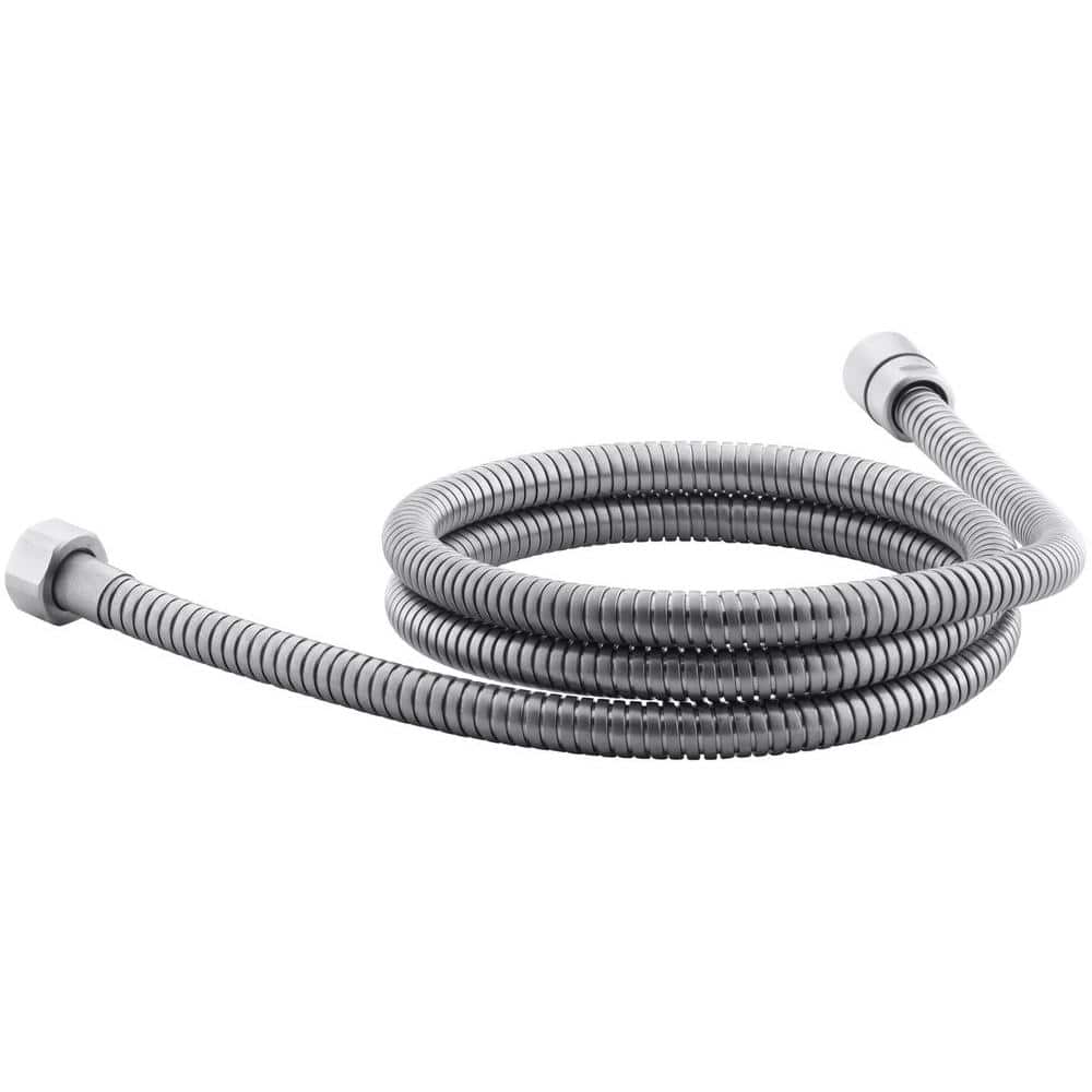 MasterShower 60 in. Metal Shower Hose in Brushed Chrome