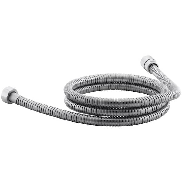 KOHLER MasterShower 60 in. Metal Shower Hose in Brushed Chrome