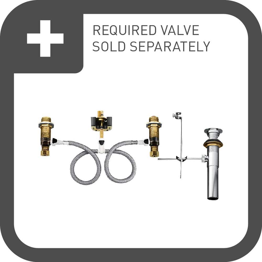 Moen Belfield Brushed Nickel Widespread Bathroom Faucet