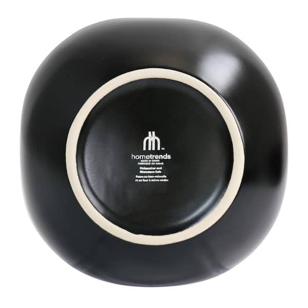 HOMETRENDS Soho Lounge 4 Piece 20fl. oz. 6 Inch Stoneware