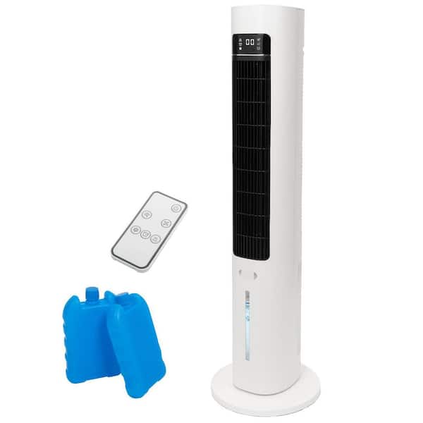 700 CFM Evaporative Air Cooler with Remote, 40 in. Swamp Coolers with 3-Modes, 70° Oscillation Equipped Aroma Box