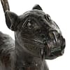 Litton Lane South African Benin Art Brass Leopard Sculpture Table Decor  14495 - The Home Depot