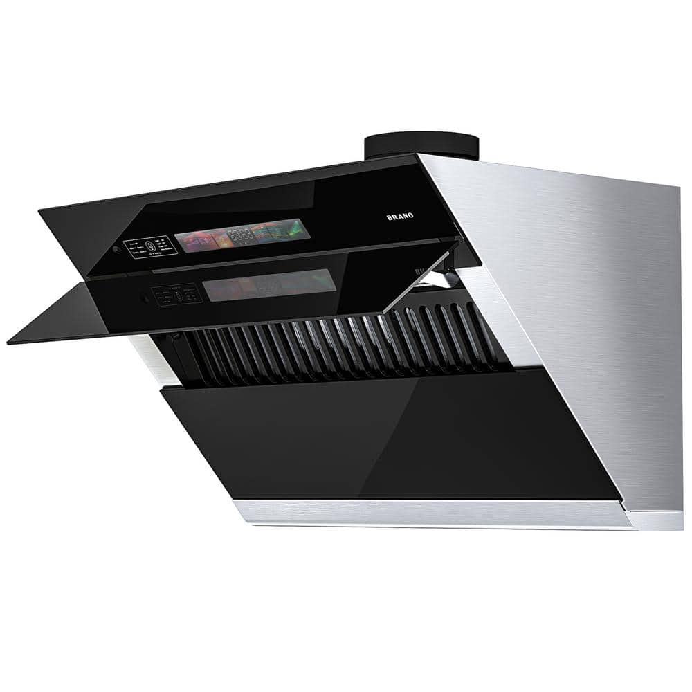 Modern Side-Draft 30 in. Wall Mount or Under Cabinet Range Hood with Voice/