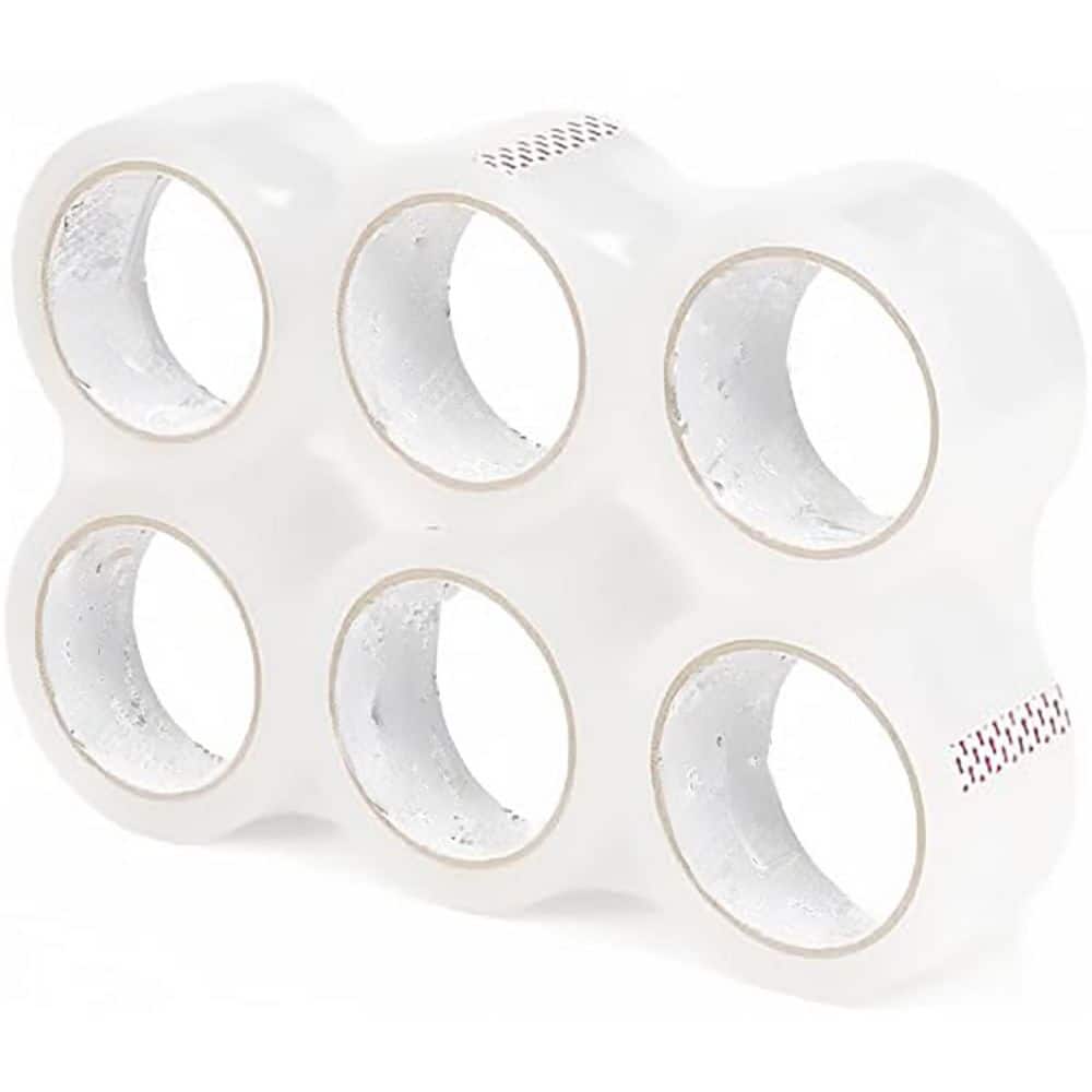 6 Rolls Clear Heavy Duty Packing Tape 2.4 mil 1.88 in. x 55 yds. for Moving Boxes and Shipping 330 yds. Total price history on PriceWatchPro