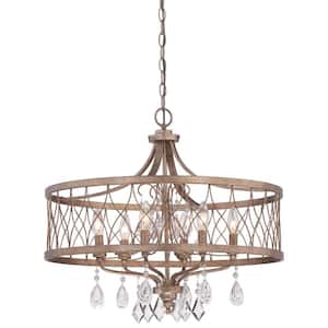 West Liberty 6-Light Olympus Gold Chandelier