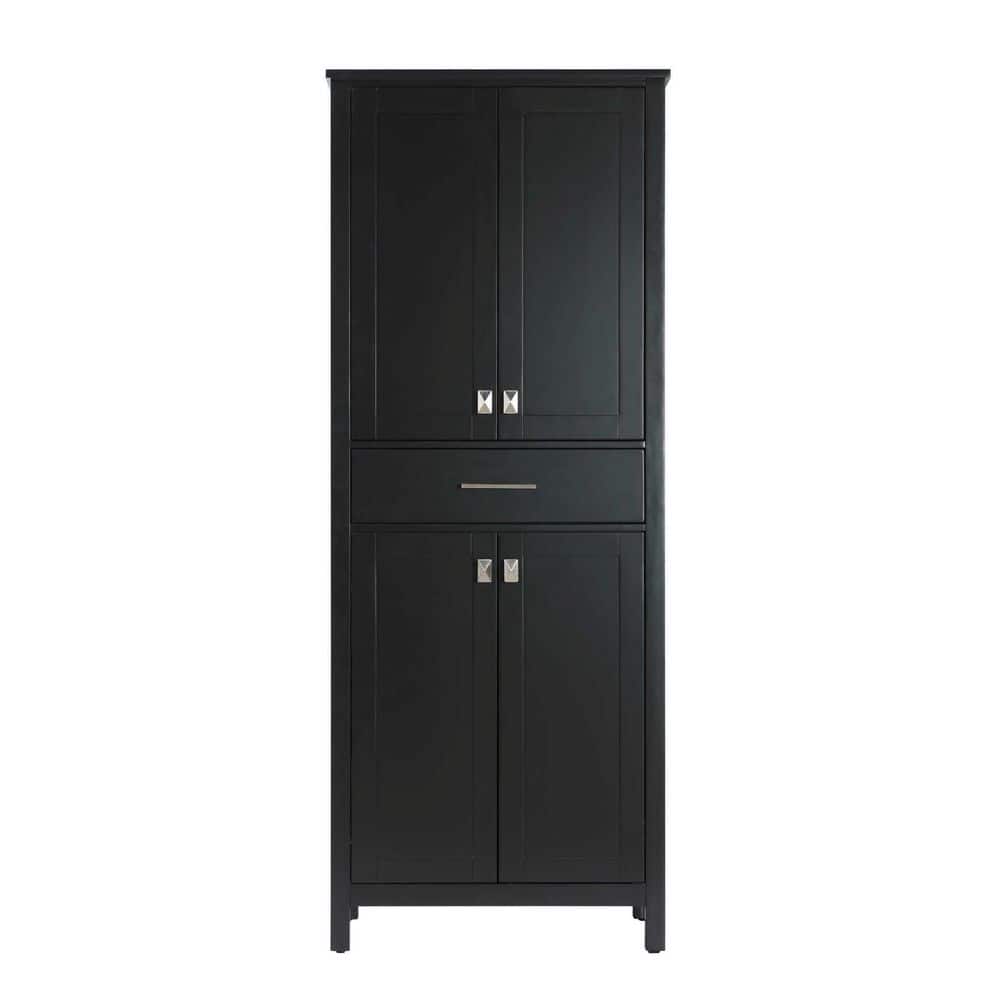18 in. W x 72 in. D x in. H Black Freestanding Linen Cabinet price history on PriceWatchPro