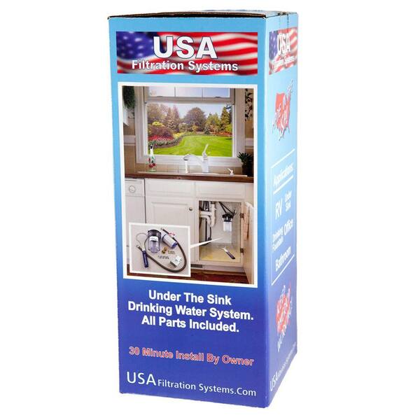 USA Water Softener Filters Under the Sink Mounted Drinking Water Filtration System