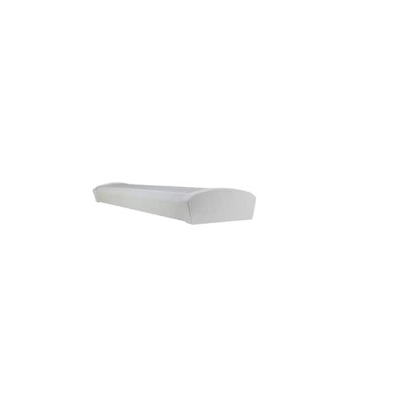 Commercial Electric - 1-Pack 24 in. 2,000 Lumens Integrated LED White Wraparound