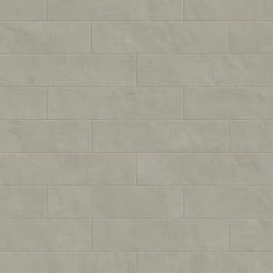 Urban Pearl 3 in. x 12 in. Solid Concrete Look Porcelain Floor and Wall Tile (3.39 sq. ft./Case)