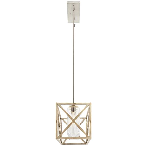Kichler Moorgate 7-Light Distressed Gray Farmhouse Cage Chandelier