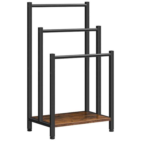 Dropship Metal Freestanding Towel Rack 3 Tiers Hand Towel Holder Organizer  For Bathroom Accessories, Black to Sell Online at a Lower Price
