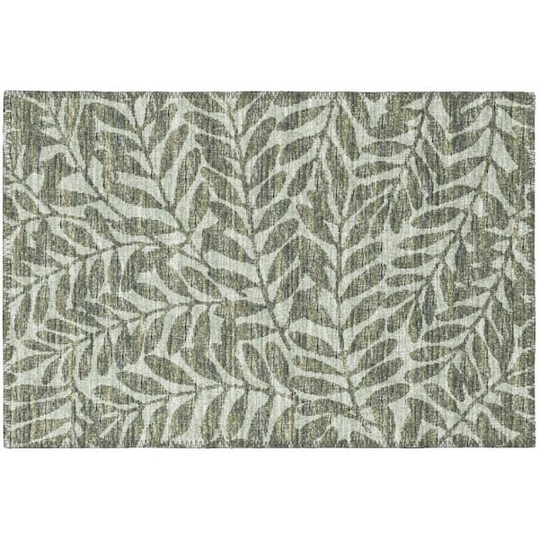 Addison Rugs Modena Fernway 1 ft. 8 in. x 2 ft. 6 in. Floral Accent Rug