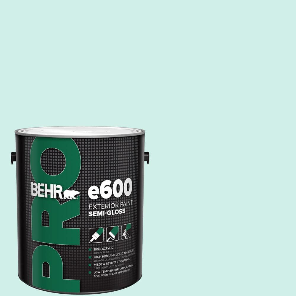 1 gal. #490A-1 Teal Ice Semi-Gloss Exterior Paint
