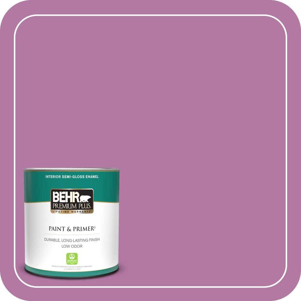 1 qt. Home Decorators #HDC-SP16-11 Cactus Flower Semi-Gloss Enamel Low Odor Interior Paint & Primer price history on PriceWatchPro