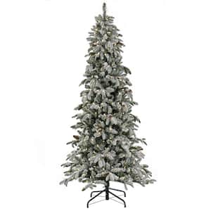 Flexible Flyer 7.5 Ft Color Changing Memory Wire Christmas Tree. Prelit  Multi-Function LED Lights and No Fluff Balsam Fir Branches